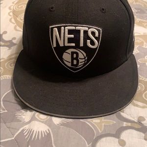 Brooklyn nets fitted hat